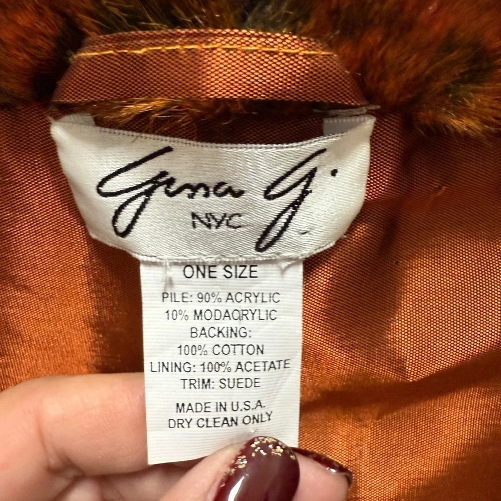 Gina G NYC Faux Fur Wrap / Stole – One Size